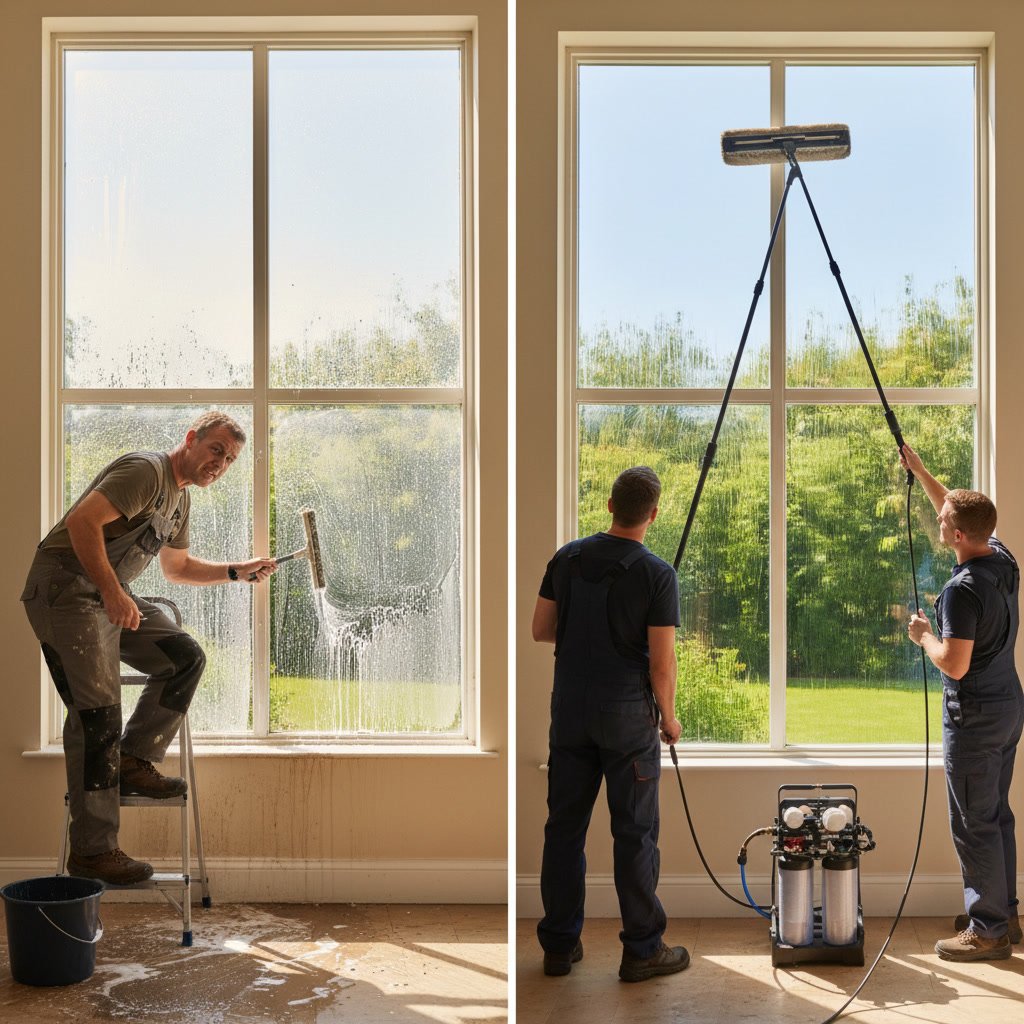 professional window cleaning equipment and pure water system
